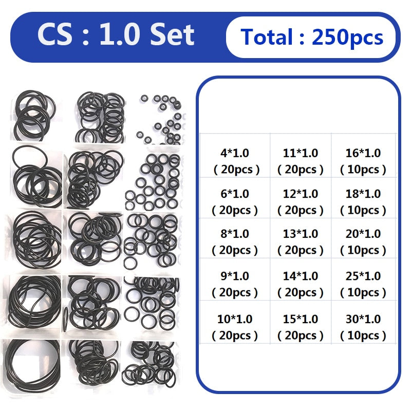 Black O Ring Rubber Gaskets Seal - Lasienda