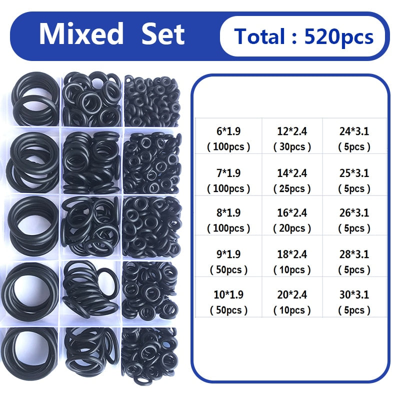 Black O Ring Rubber Gaskets Seal - Lasienda