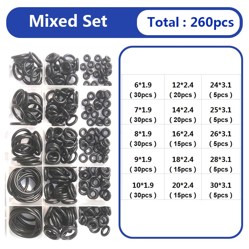 Black O Ring Rubber Gaskets Seal - Lasienda