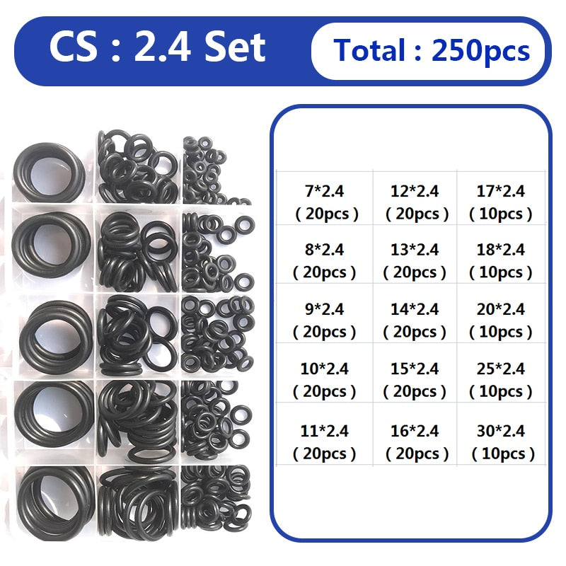 Black O Ring Rubber Gaskets Seal - Lasienda