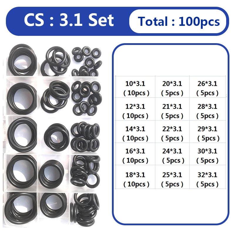Black O Ring Rubber Gaskets Seal - Lasienda