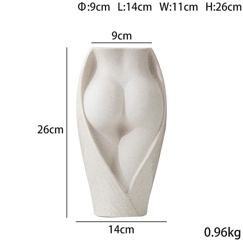 Half naked ceramic vase - Lasienda