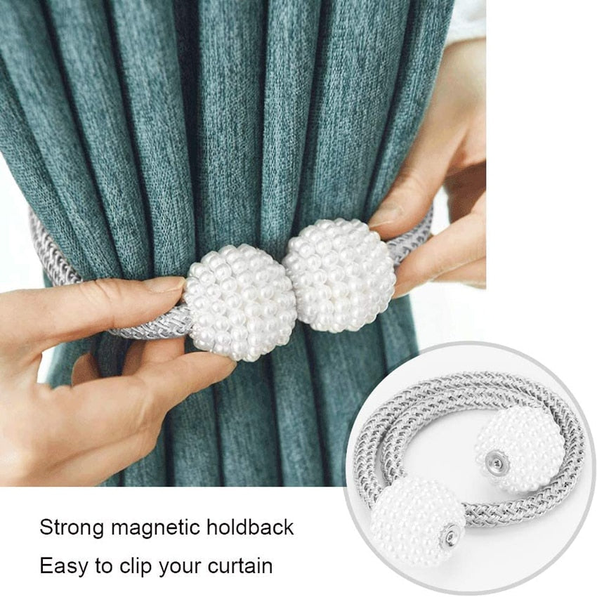 Magnetic Curtain Tiebacks - Lasienda