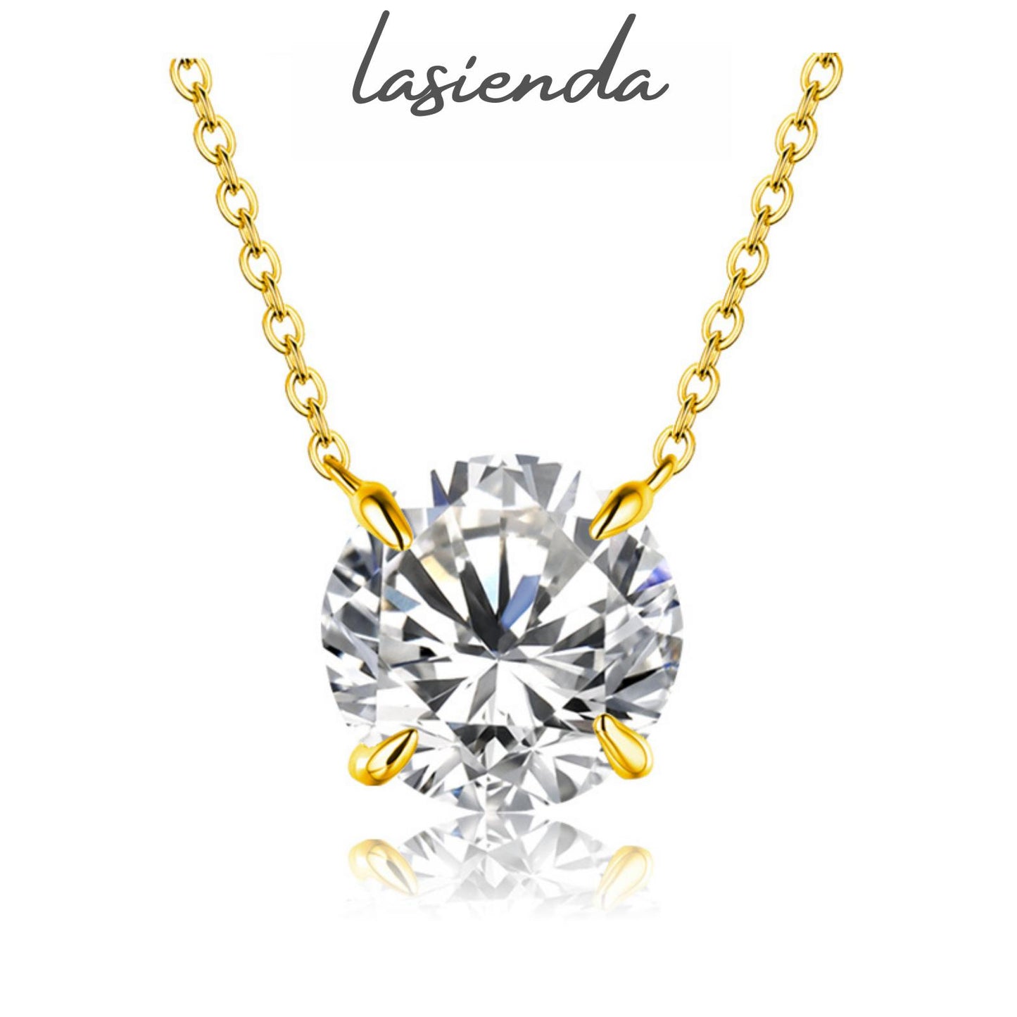 Moissanite Diamond Necklace - Lasienda